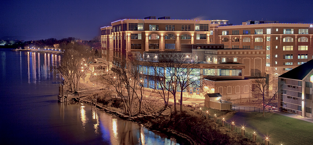 The Weber Center at Night
