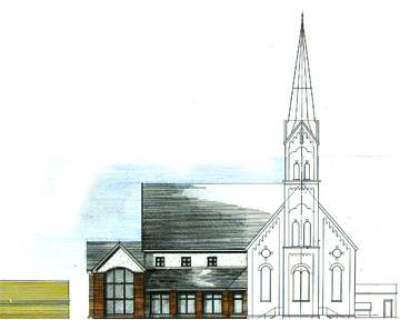 First Evangelical Church Conceptual Sketch